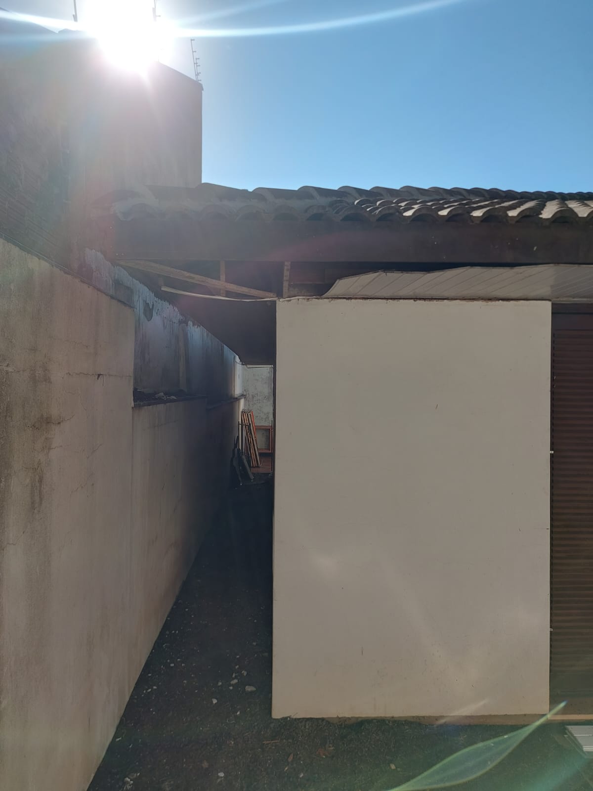 Depois — Alinhamento de telhado realizada pela Vistoriar